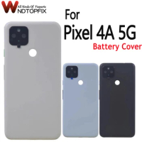 Full New For Google Pixel 4A 5G Battery Cover Door Back Housing Rear Case 6.2" For Pixel4A 5G Back Battery Door With Camera Lens