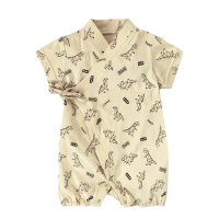 【Baby童衣】任選 造型服 連身衣 日式浴衣 和服 滿印爬服 90049(幾何恐龍)
