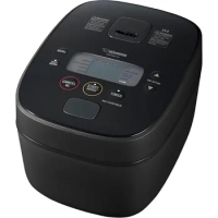 Zojirushi NW-QAC10 Induction Rice Cooker and Warmer, 5.5 Cup Capacity, Black, 9.25 x 12.25 x 7.88