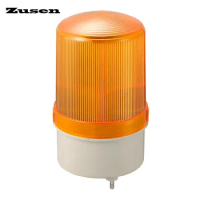 Zusen TB1101(J) Yellow LED 12V 24V 110V 220V Alarm Rolling Signal Warning Lamp with Buzzer
