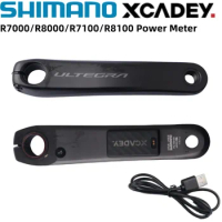 Shimano 105 R7000 ULTEGRA R8000 11S R7100 R8100 12S Left Right Crank With XCADEY X-POWER METER 170MM Crank GPS ANT Bluetooth