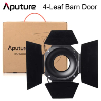 Aputure 4-leaf Design Barndoor Standard 7inch Bowens Mount Barn Door for Aputure LS 120D C120D II 300D LED Video Light