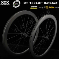 700c Road Carbon Wheels Disc Brake DT 180 Ratchet Sapim CX Ray / Pillar 1420 Center Lock UCI Approved Road Bicycle Wheelset