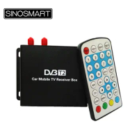 New come High Speed Car digital TV box DVB-T2 TV Box digital TV Receiver with Dual Tuners for Russia