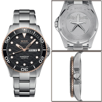 【MIDO 美度 官方授權】Ocean Star 200C海洋之星 廣告款陶瓷潛水機械腕錶(M0424302105100)