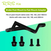 Rrskit Bicycle Brake Adapter +20mm Post Mount To Flat Mount Brake Adapter Mtb 140/160/180mm Aluminum Alloy Bmx Bike Accessories