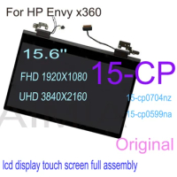 15.6'' For HP Envy x360 15-CP 15-cp0704nz 15-cp0599na LCD Touch Screen Digitizer Full Assembly With Hings L25821-001 L23792-001