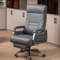 High Back Office Chair Computer Comfortable Work Designer Recliner Leather Chair Kneeling Chaise De Bureaux Luxury Furniture