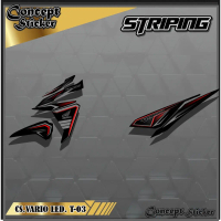[COD] Stiker VARIO LED striping VARIO LED motor HONDA motor sticker variasi Racing T-03 Motorcycle