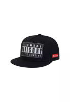 Hamlin Topi Snapback Hat Hip-Hop Parental Advisory Explicit Content ORIGINAL - Black/White