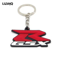 Rubber Motorcycle Accessories Moto KeyChain KeyRing keyHolder llavero Chaveiro FOR Suzuki GSXR 600 750 GSXR-R800 750 K6 K7 K8 K9