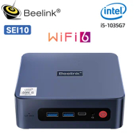 Beelink SEi10 1035G7 Intel Core i5 1035G7 16GB DDR4 500GB 1T SSD Wifi6 BT5.2 PCle4.0 1000M SEi10 Desktop Computer Game Mini PC