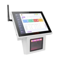 Touch Price Checker Kiosk with Barcode Qr Code Scanner Wall Mount Supermarket Price Checker