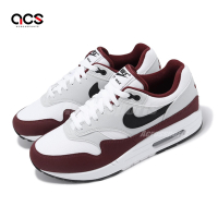 Nike 休閒鞋 Air Max 1 男鞋 女鞋 白 紅 Dark Team Red 氣墊 經典 運動鞋 FD9082-106時時樂 55折優惠