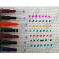 Total 15 Pieces 0.5mm Draw Grid Embroidery Cross Stitch Water Soluble Pen Available