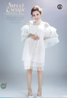 影樓孕婦裝孕婦寫真服裝唯美新款時尚孕媽照服裝孕婦攝影服裝