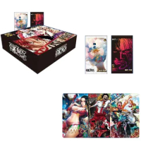 12/24/48Box Wholesale One Piece Collection Cards Anime Luffy Tcg Box LP Table Playing Game Board Kids Adult Toys Christmas Gift