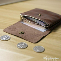 日韓男迷你硬幣包學生錢包男士真皮雙層搭扣卡包女短款零錢包女 雙十二特惠