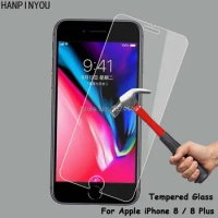 For Apple iPhone 8 / 8 Plus 8Plus Clear Tempered Glass Screen Protector Ultra Thin Explosion-proof Protective Film Guard