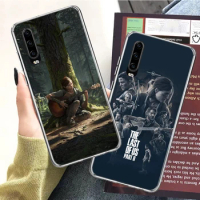 Game Last of Us Phone For Huawei P30 Lite P10 P20 P40 P50 Pro Cover Huawei Mate 40 Pro 10 20 Lite 30 Capa Coque Shell