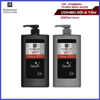Dầu gội đầu và Sữa tắm ROMANO VIP 650g
