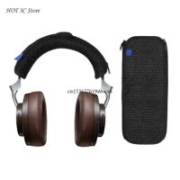 Reusable Headphone Headband Cover Hook for Shure AONIC50 SRH1540 AONIC40 Headset Headband Protectors with Zipper Cover