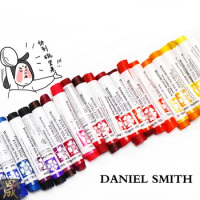 American Daniel Smith watercolor paint 24 color set half pans painting  supplies School supplies