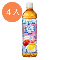 泰山 冰鎮 水果茶 535ml (4入)/組【康鄰超市】