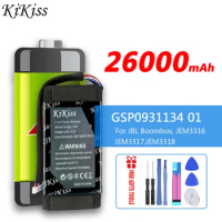 KiKiss 26000mAh GSP0931134 01 Battery for JBL Boombox Boombox1 Boombox 1 JEM3316 JEM3317 JEM3318 Player Speaker