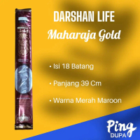 NEW Dupa Maharaja Gold Isi 18 Batang Hio By Darshan Life India