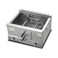 【發電機】燃氣松餅烤箱不銹鋼多功能商用烤箱肉鉗機自動溫度控制廚房用具