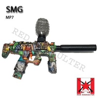 MP7 UZI Water Gel Blaster WGB WGG Mainan Tembakan Anak Jelly Jeli Red Assaulter