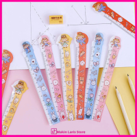 MLS Penggaris Lucu 15 Cm Penggaris Anak Pelajar Mahasiswa Motif Alat Tulis Sekolah