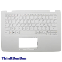 FR French White Keyboard Upper Case Palmrest Shell Cover For Lenovo Ideapad Yoga 300 11 11IBR 11IBY Flex3 1120 1130 5CB0M82773