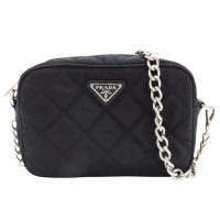 【二手名牌BRAND OFF】PRADA 普拉達 黑色 尼龍帆布 肩背包