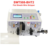 SWT508-BHT2 Wire Peeling Stripping Cutting Machine 4 Wheels Drive Automatic Flat Sheath Wire Stripper 0.1-4.5mm2 AWG10-AWG28