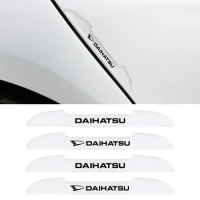 4PCS Car Door Anti Collision Strips Auto Accessories For Daihatsu Emblem Sirion Terios 2 Feroza Trevis Taft Fog Light Mirror