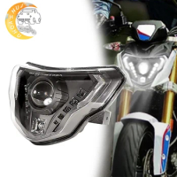 LED Headlights For BMW G310GS G310R 2018-2021 High/Low Beam Daytime Running Light With Complete Devil Eyes Motocycle Accessories