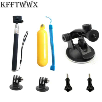 KFFTWWX Accessories Kit for Gopro Hero 10 9 8 7 6 Selfie Stick For 5 4 3+ 4session YI 4K SJCAM EKEN H9 AKASO DBPOWER Vantop