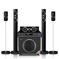 Home Theater System 5.1 Surround Set Living Room TV Audio Vertical Column Music Sound Speaker Amplifier Combination