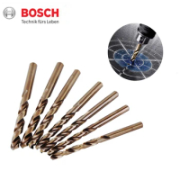 Bosch Professional Metal Drill Bit HSS-Cobalt 10pcs 1/2/3mm Durable and Wear-resistant for Stainless Steel Alloy Drilling