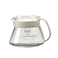 金時代書香咖啡 SYG 台玻耐熱玻璃咖啡壺 360ml 白色 BH360A-W