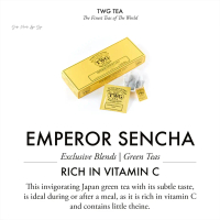 EMPEROR SENCHA TWG TEA one cotton teabag kapas satuan  TWG finest teas of the world Teh Hijau Jepang