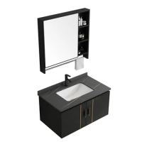 *Alumimum Bathroom Cabinet Wash Basin Cabinet Combination Bathroom Integrated Washstand Basin Washbasin