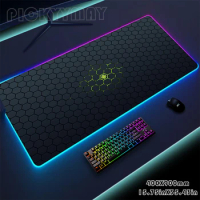 Design Large RGB Gamer Mousepad Mouse Mat Gaming Desk Mat LED Keyboard Mats Luminous Desk Pads Mouse Pad For PC Mousepads