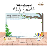 Fasanasi - [DS-Salju] Whiteboard Art Carton Animasi Anak papan tulis anak Bisa di Hapus - Stationary
