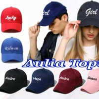 TOPI BASEBALL DEWASA BORDIR NAMA SENDIRI