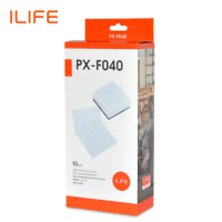 ILIFE V8s/V8 Plus 10 PCS Filters Pack Replacement Kits for Robot PX-F040