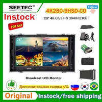 Seetec 4K280-9HSD-CO 28 Inch 4K Ultra-HD Resolution Carry-on Broadcast Monitor for CCTV Monitoring Making Movies LCD Director