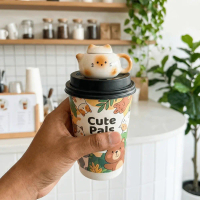Đồ dùng pha trà Phong cách Trung Quốc Đồ trang trí ấm trà gốm sứ mini Tinh tế Mượt mà Phụ Kiện Nắp L